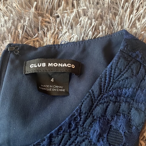 Club Monaco Drop-Waist Dress w/pockets Size 4 #10176 - Picture 7 of 9